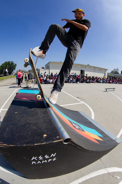Keen Ramps Skate Demo at Collins Elementary!